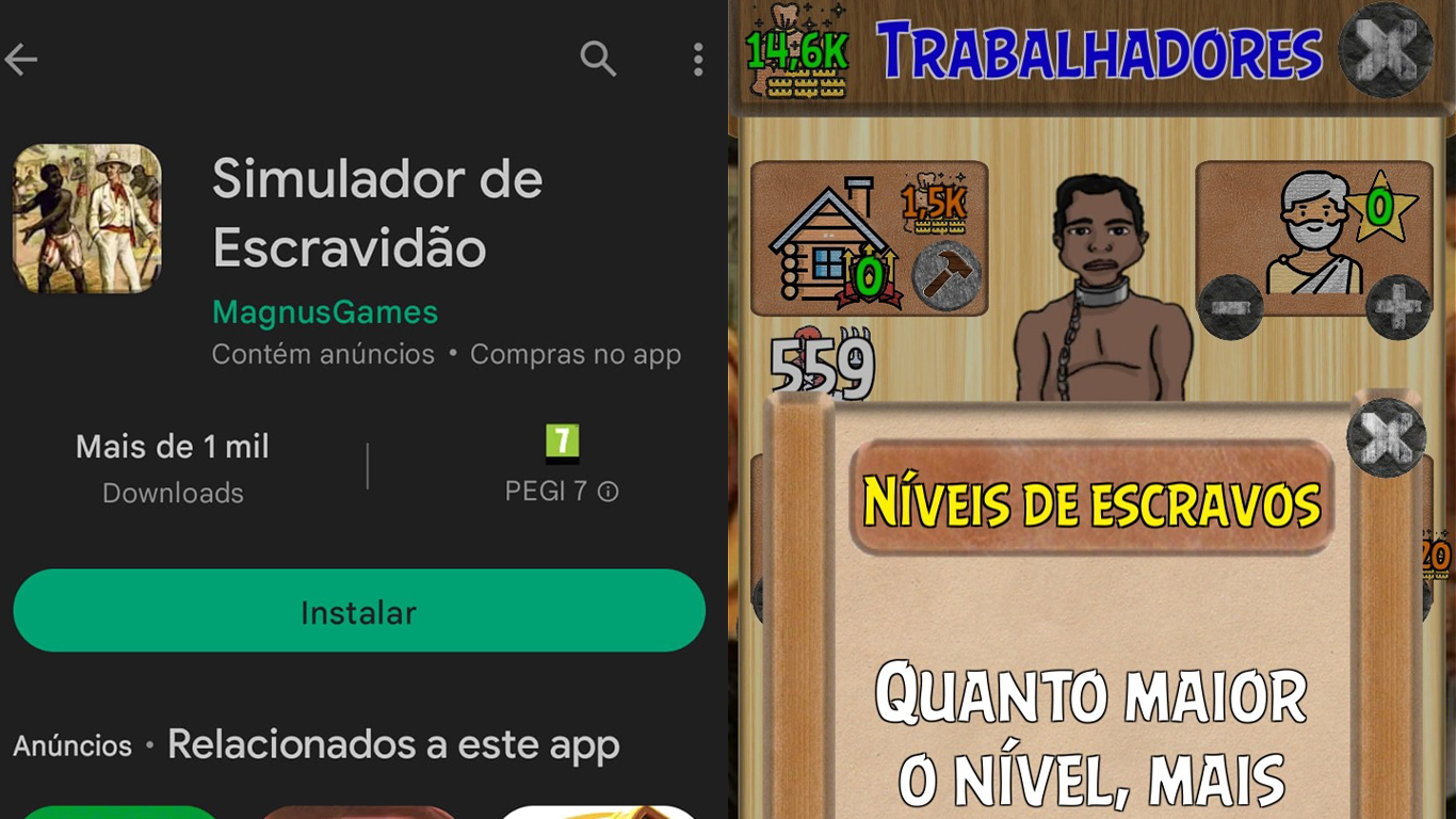 Deputado denuncia jogo 'Simulador de Escravidão' no Google